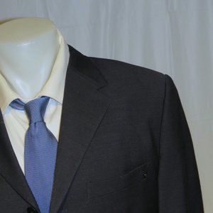 Gianni Versace Mainline Vintage Gray Melange Three Button Suit 40R